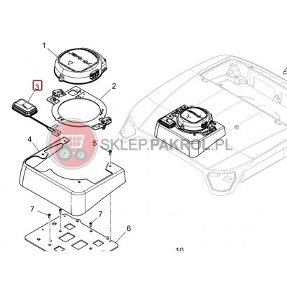 Antena GPS 6656998A1